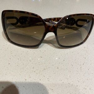 JIMMY CHOO Tyler Strauss stunning brown sunglasses Made In Italy. Authentic